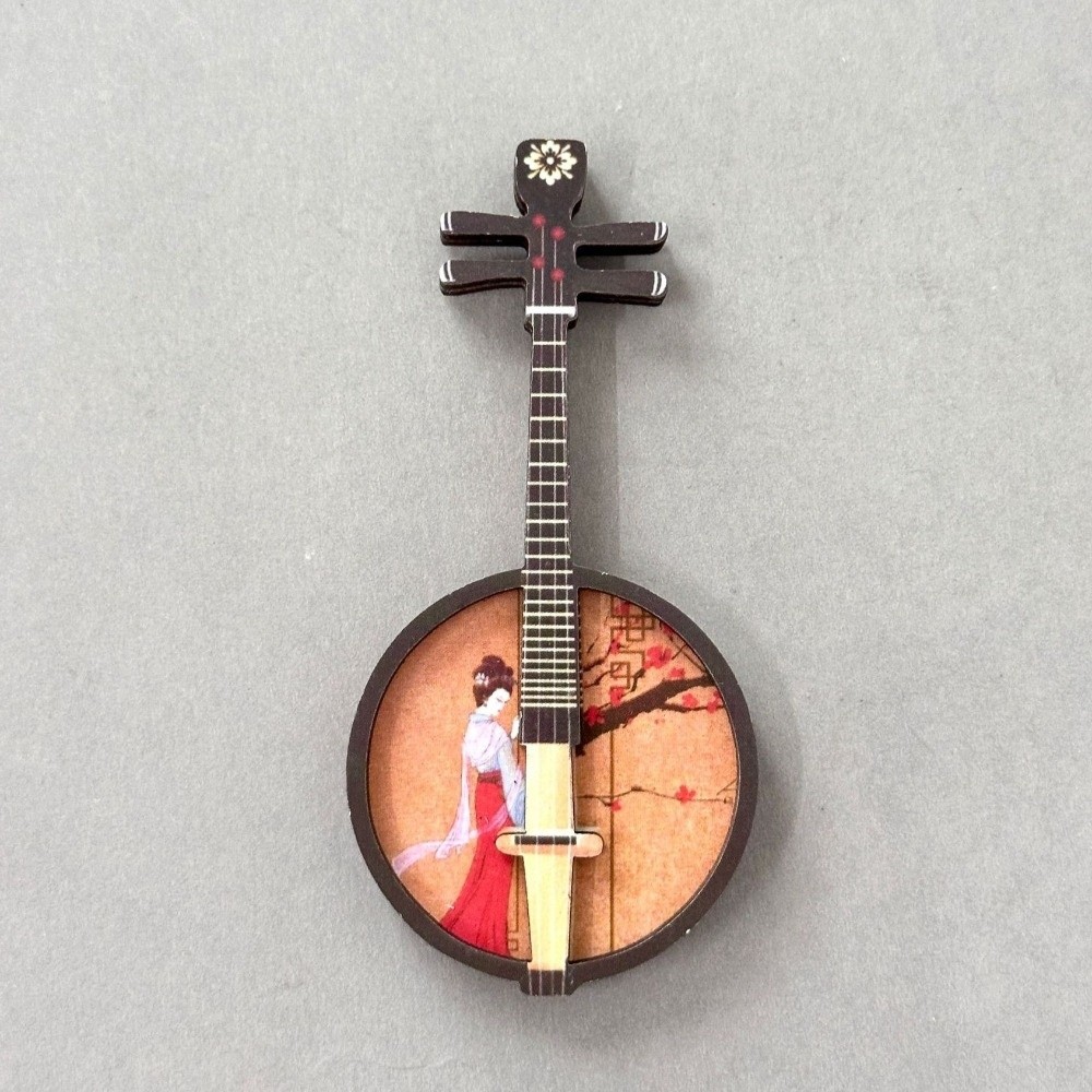 Musical Instrument Ancient - Набор из 4 магнитов на холодильник