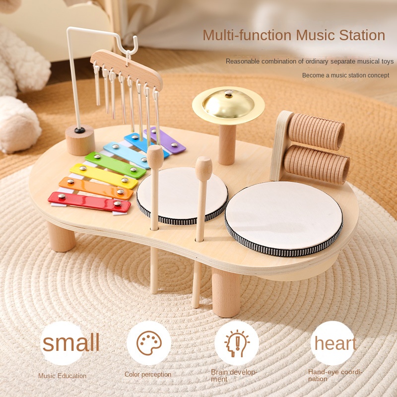 Musical Instrument Game - Детская развивающая игрушка LazyChild: деревянная музыкальная