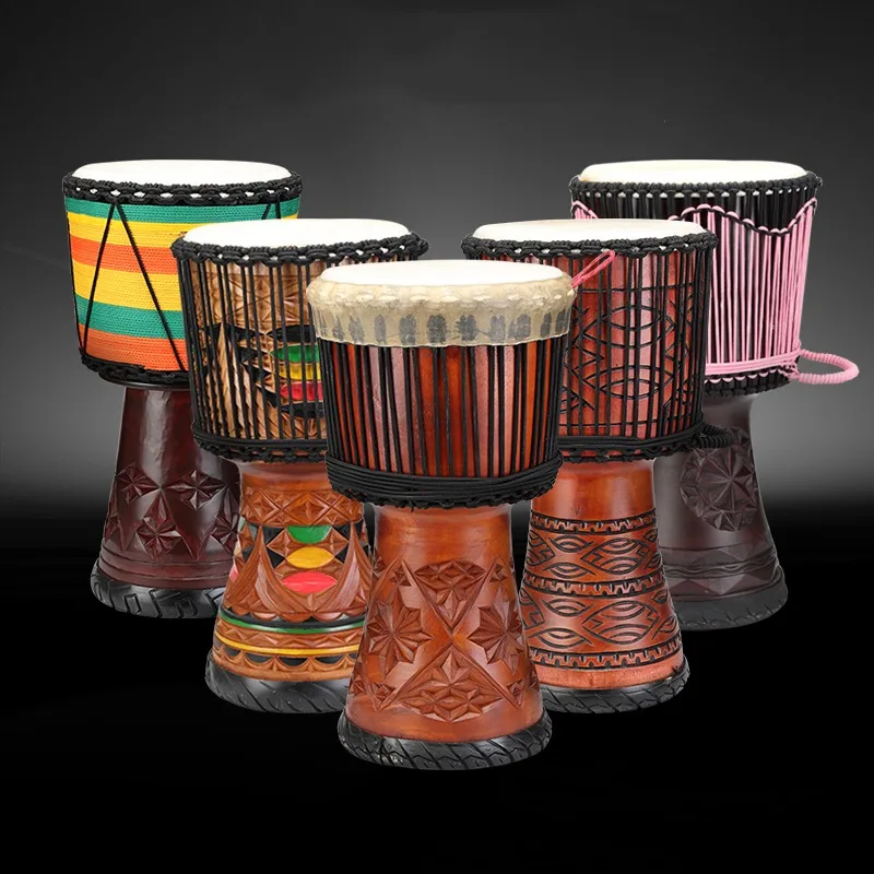 Musical Instrument Percussion - 12-дюймовый джембе из красного дерева, африканский