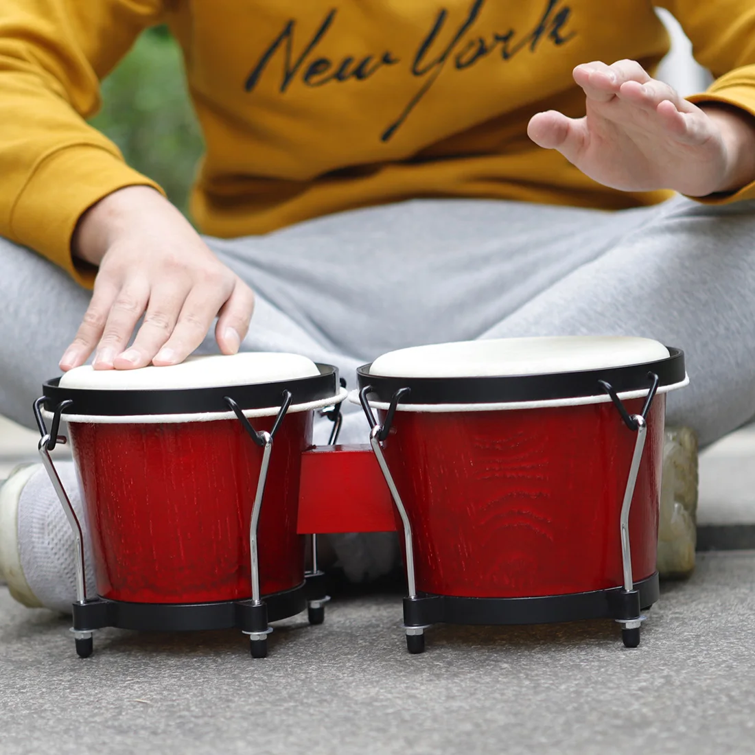 Musical Instrument Percussion - IRIN африканский бонго-барабан, деревянный чистый звуковой