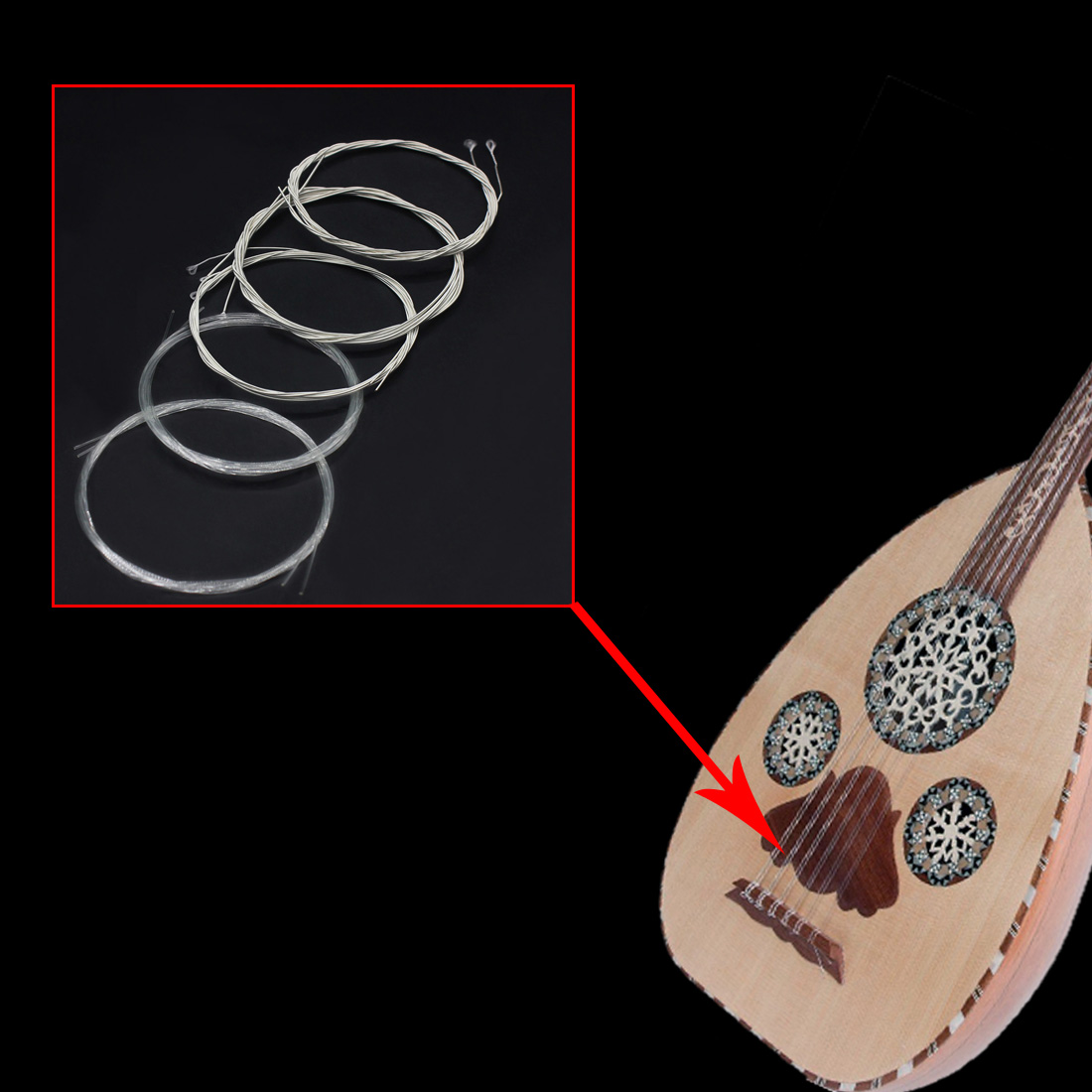 Струны IRIN Oud, Турция Oud, а – обзор и цена Musical Instrument Oud
