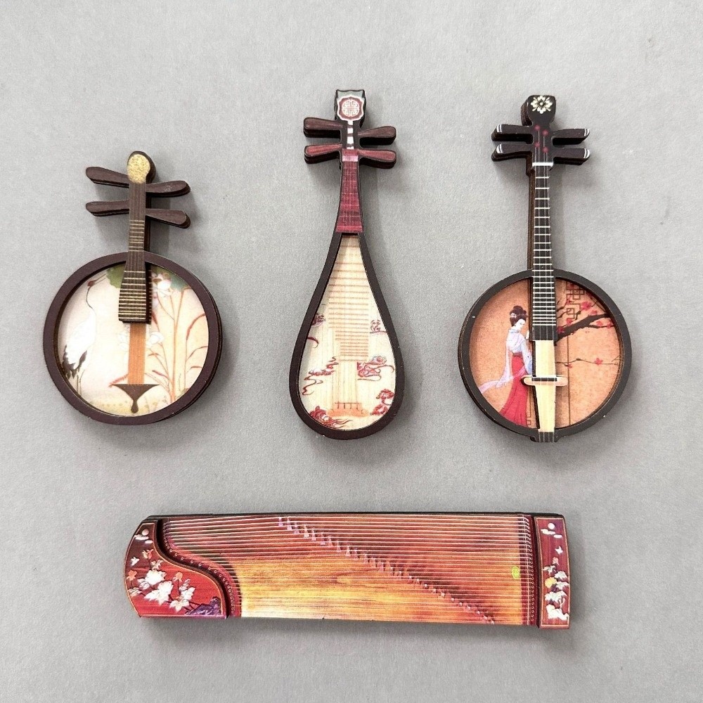 Набор из 4 магнитов на холодил – обзор и цена Musical Instrument Ancient